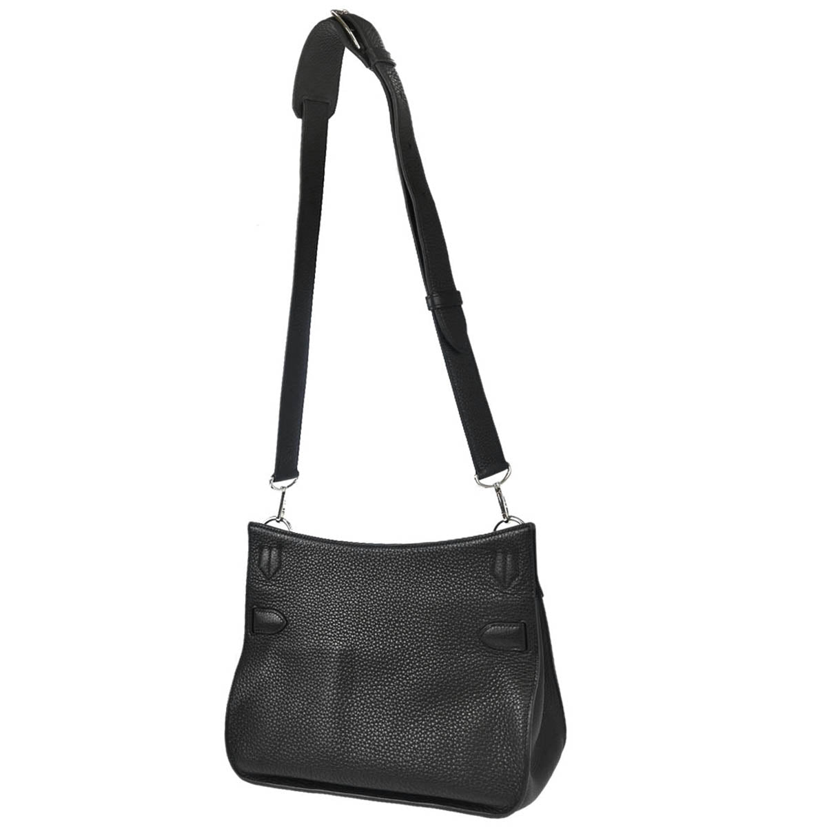 Hermes 2014 Black Taurillon Clemence Jypsiere 28 Shoulder Bag