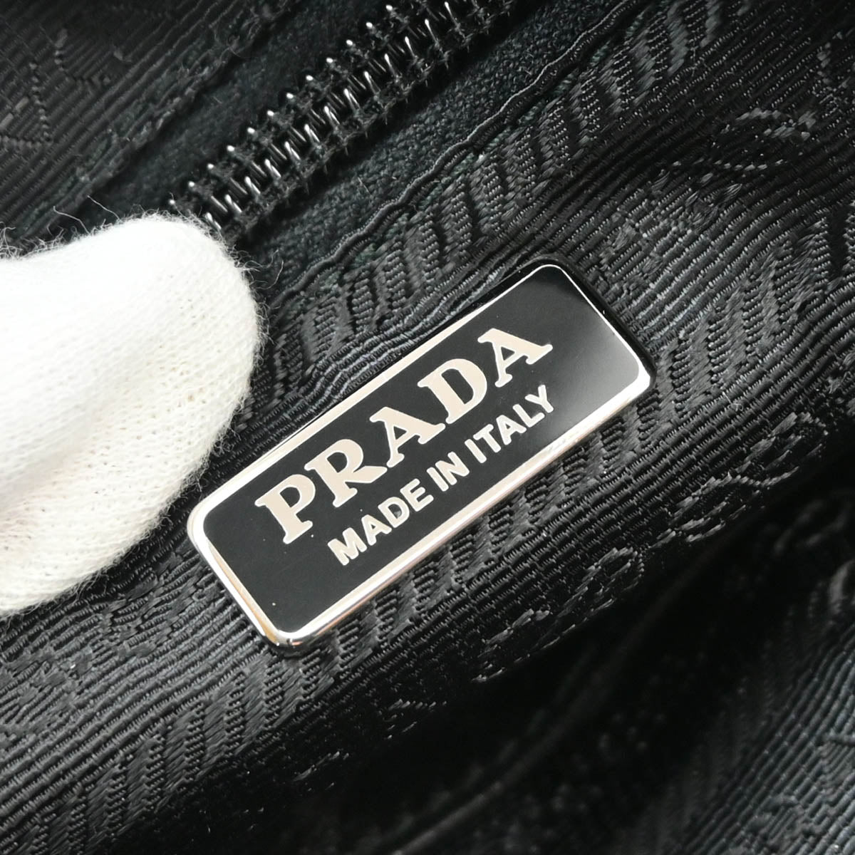 Prada Black Nylon Handbag