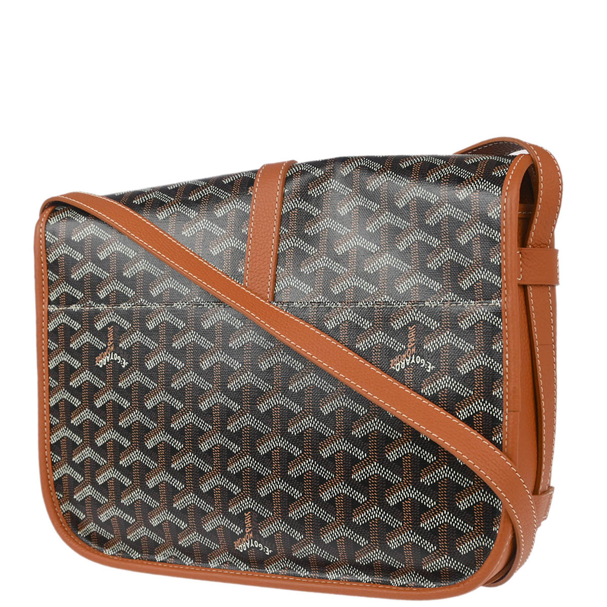 Goyard Brown Belvedere PM Shoulder Bag