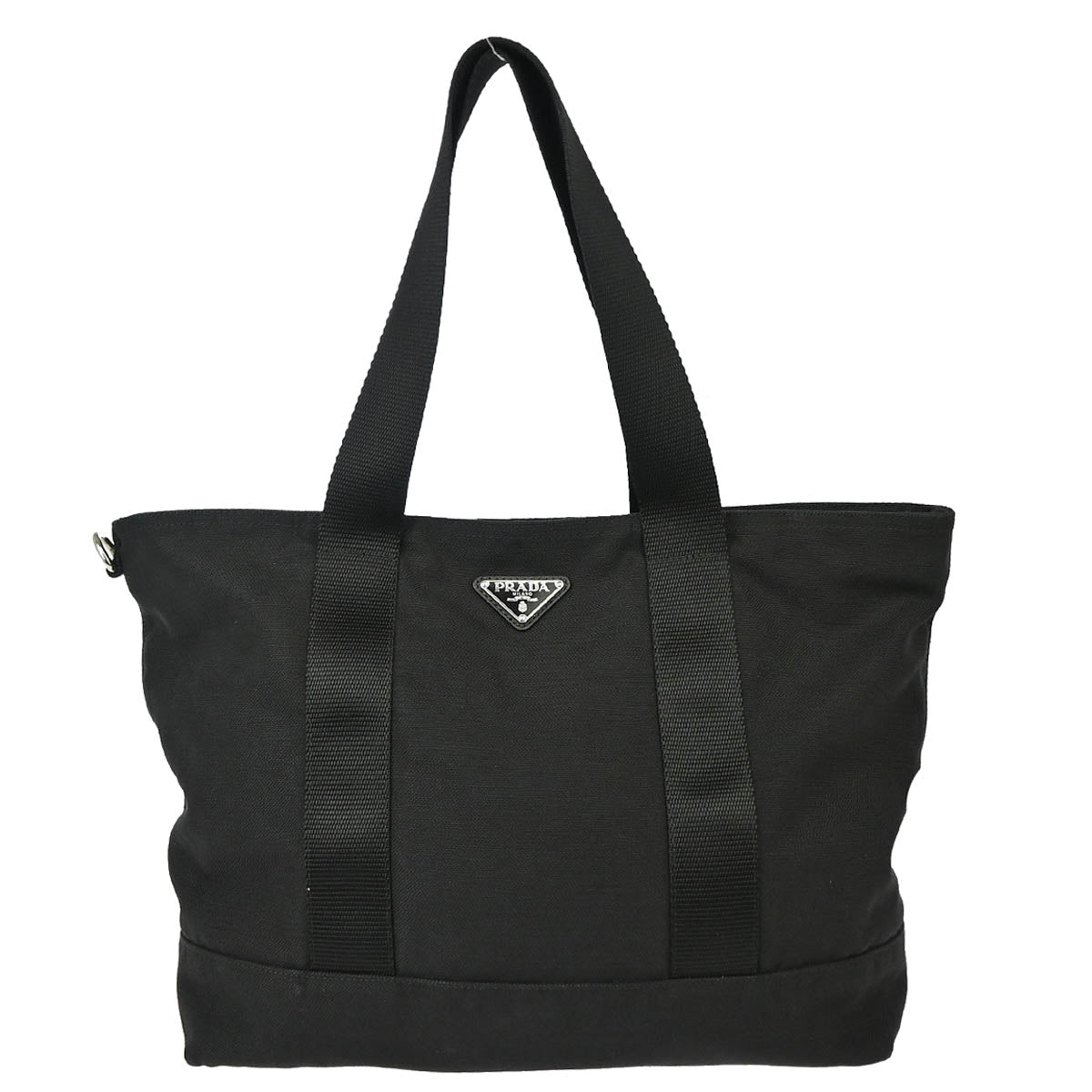 Prada Black Nylon Tote Handbag