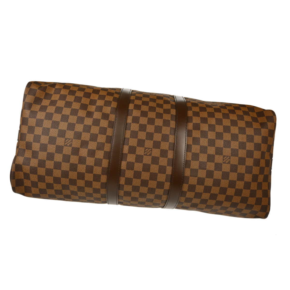 Louis Vuitton 2012 Damier Keepall Bandouliere 55 Duffle Bag N41414