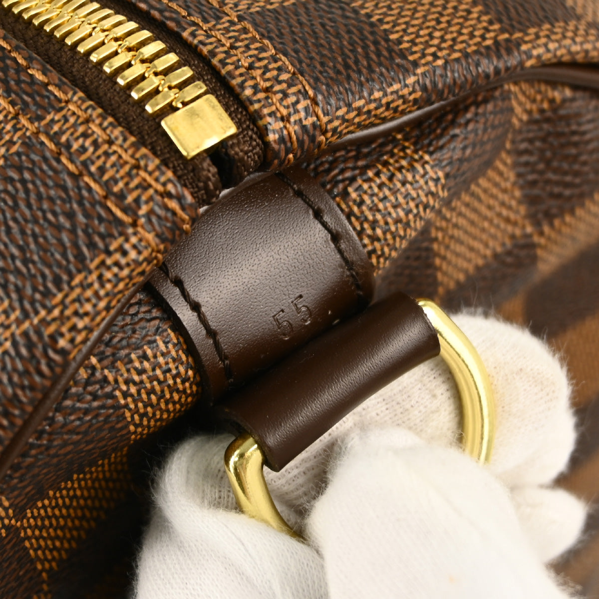 Louis Vuitton 2012 Damier Keepall Bandouliere 55 Duffle Bag N41414