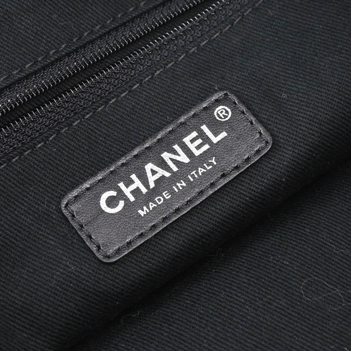 Chanel 2018-2019 Black Wool Shoulder Bag