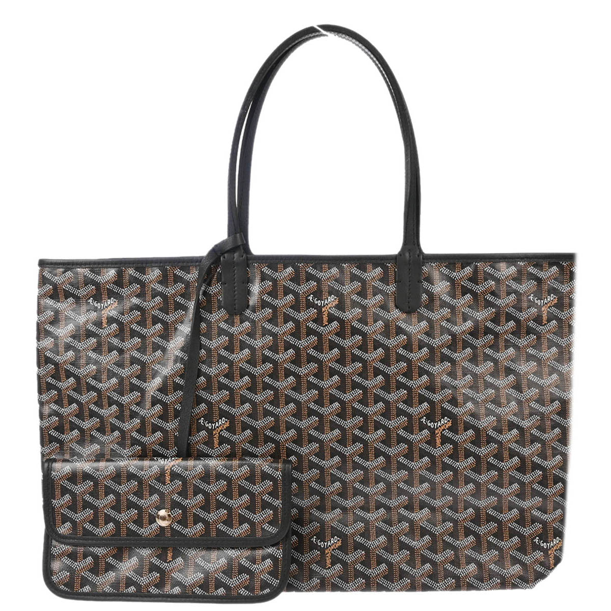 Goyard Black St. Louis PM Tote Handbag