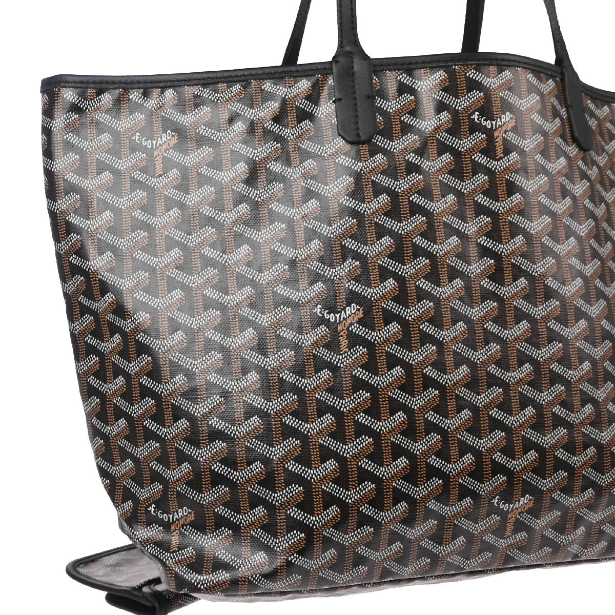 Goyard 2015 Black St. Louis PM Tote Handbag