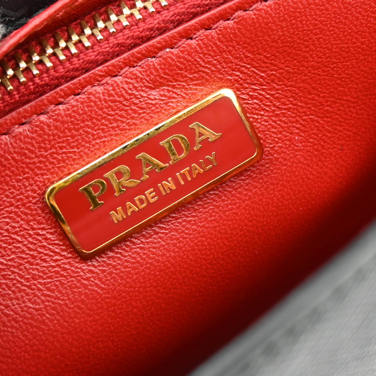 Prada Black Leather Shoulder Wallet WOC