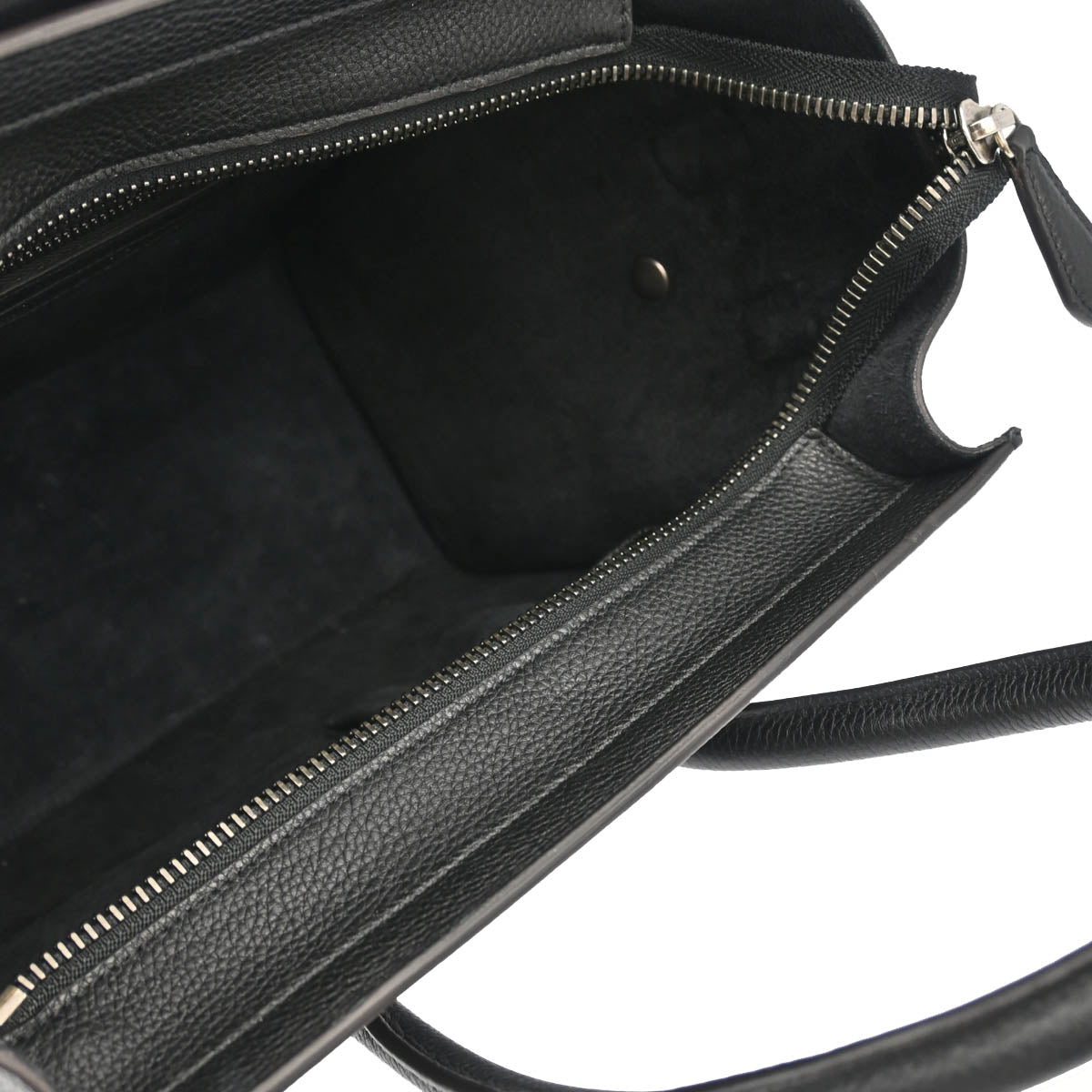 Celine Black Micro Luggage Handbag