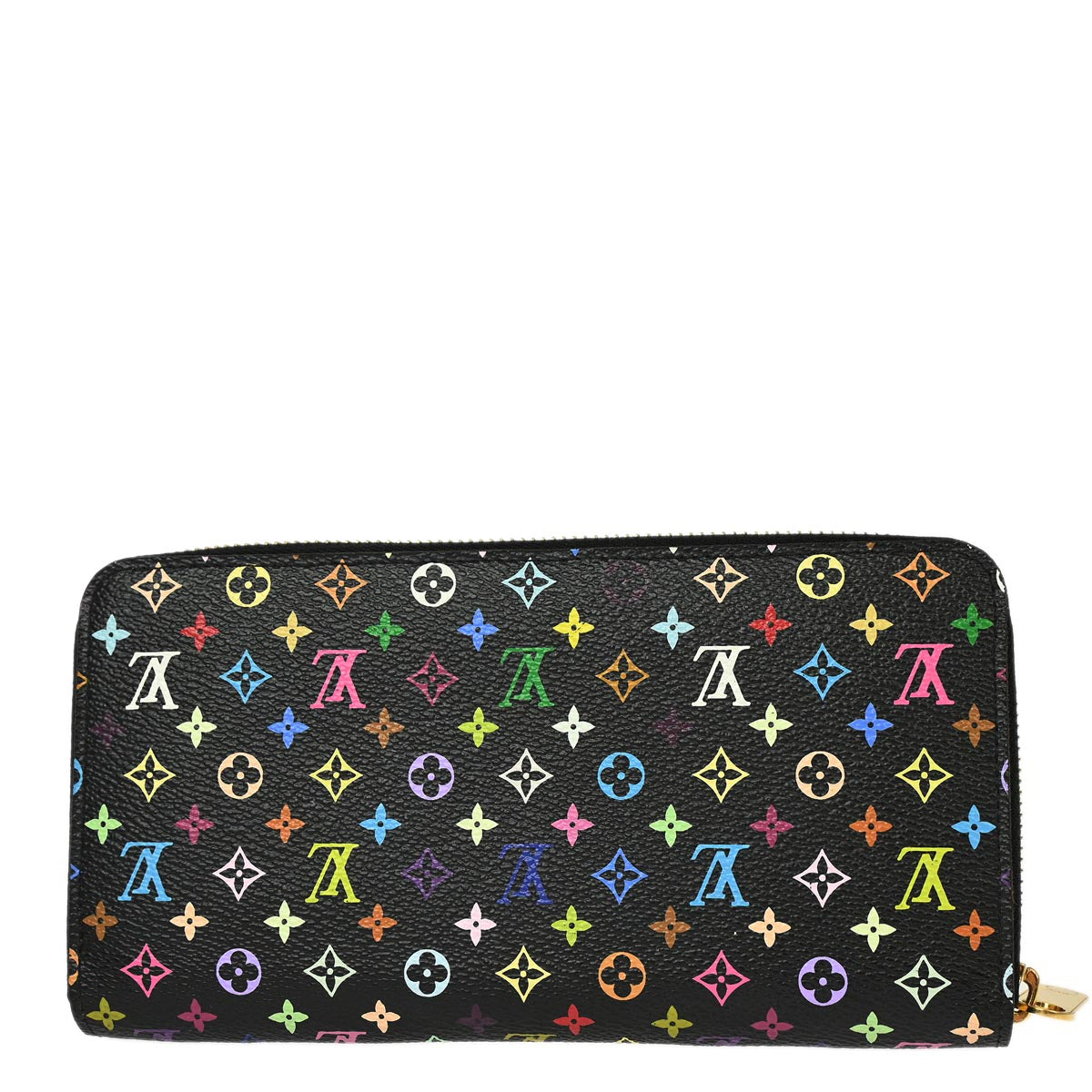 Louis Vuitton 2012 Black Multicolor Zippy Wallet M60050