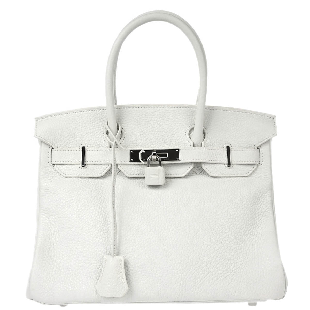 Hermes 2016 White Togo Birkin 30 Handbag