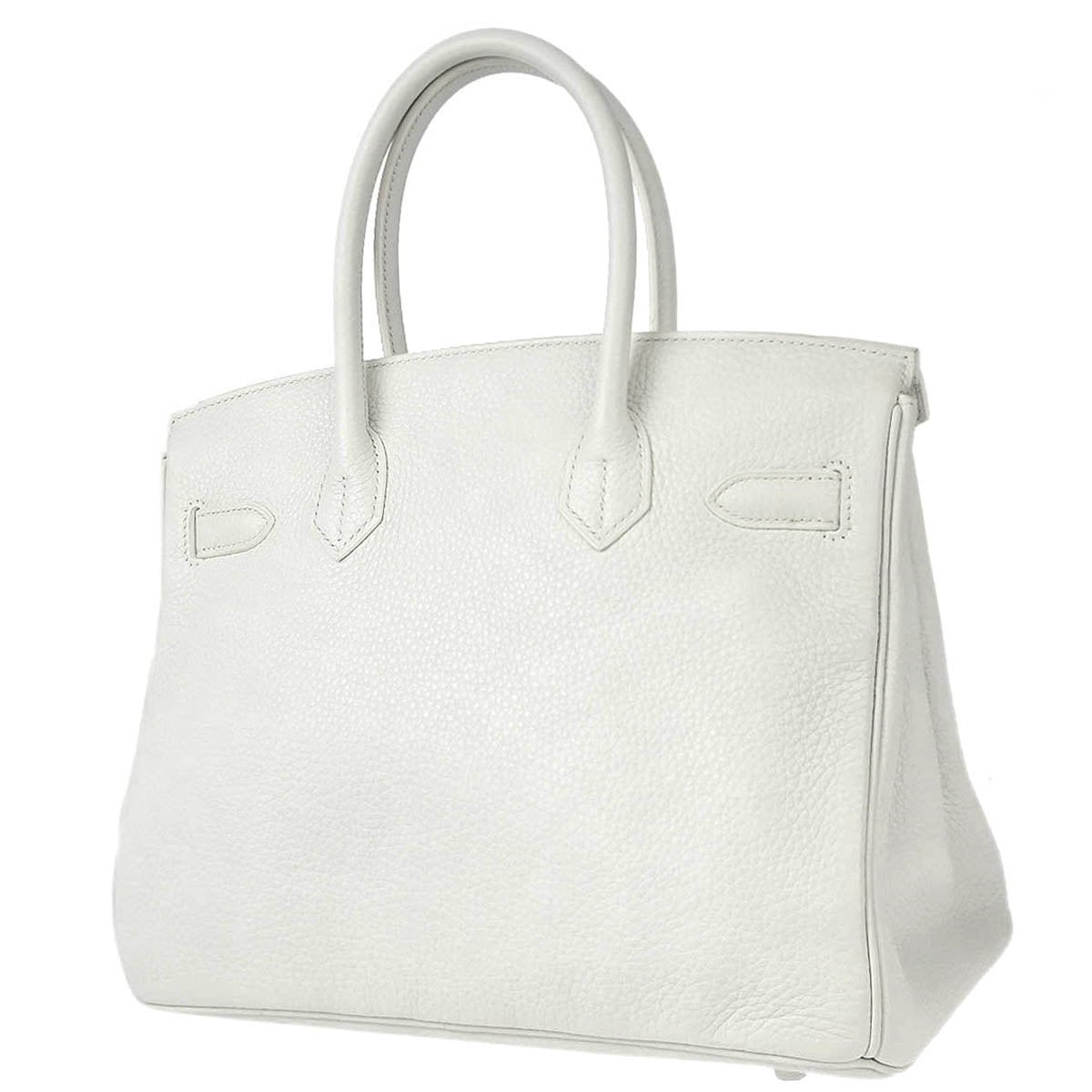 Hermes 2016 White Togo Birkin 30 Handbag