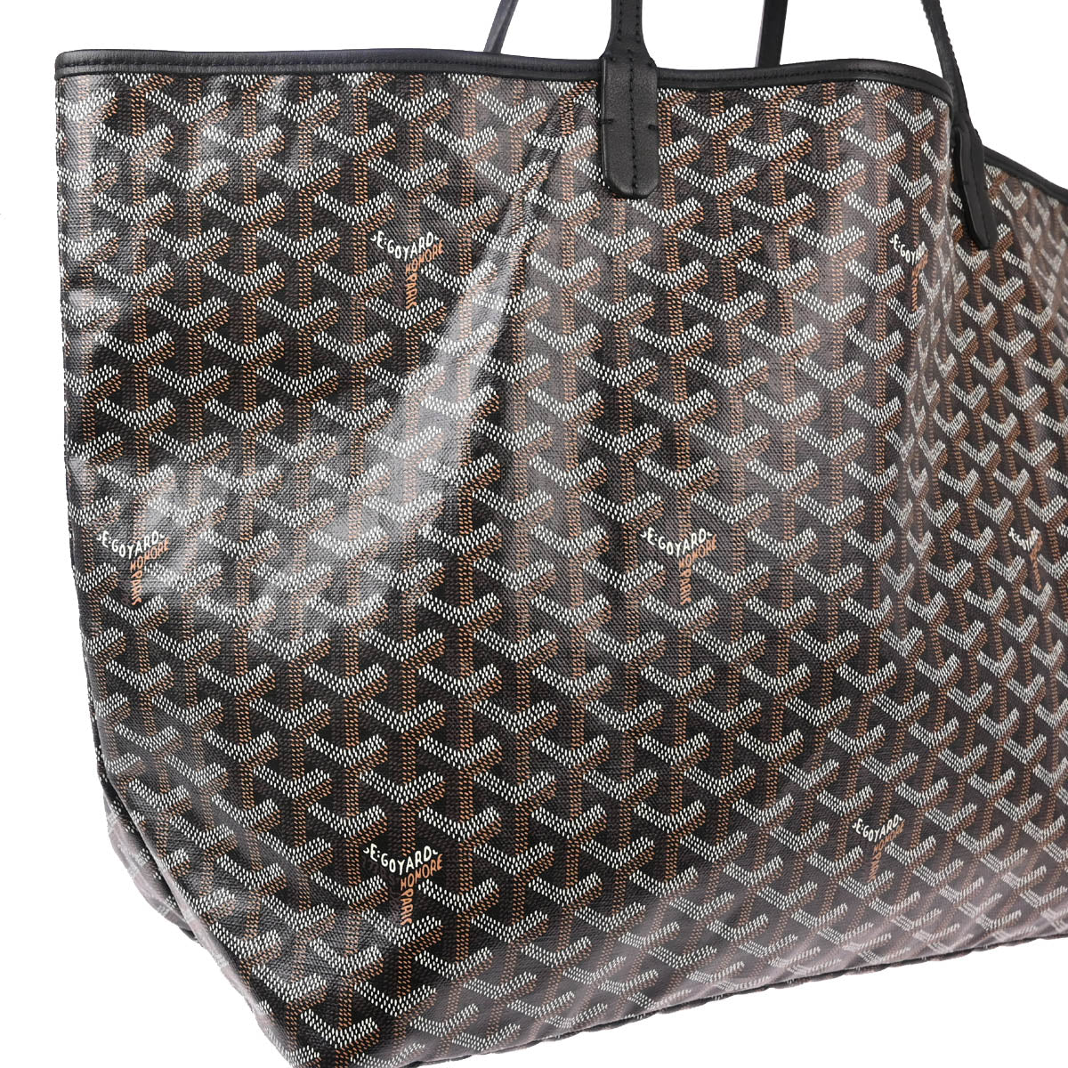 Goyard Black St. Louis GM Tote Handbag