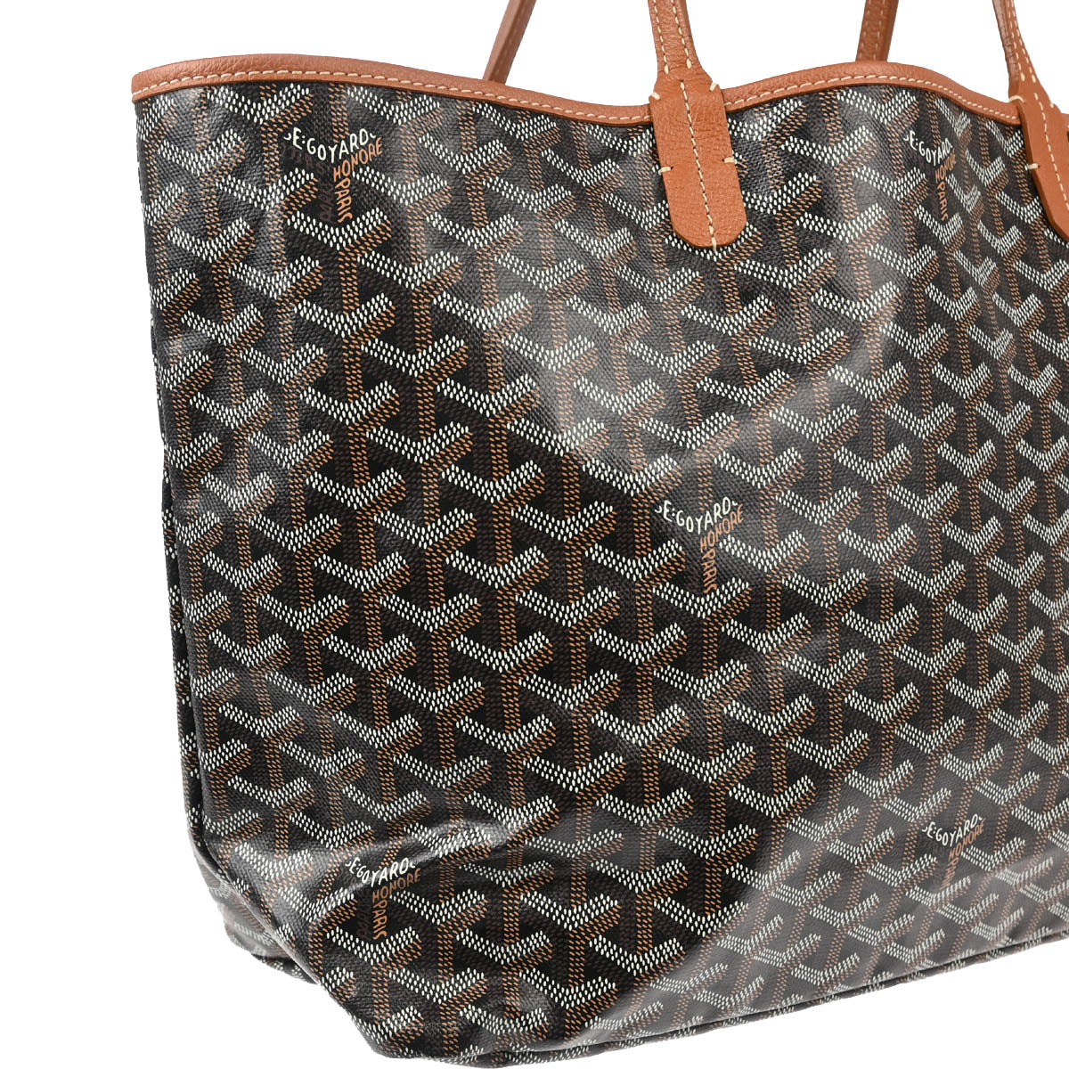 Goyard 2022 Brown St. Louis PM Tote Handbag