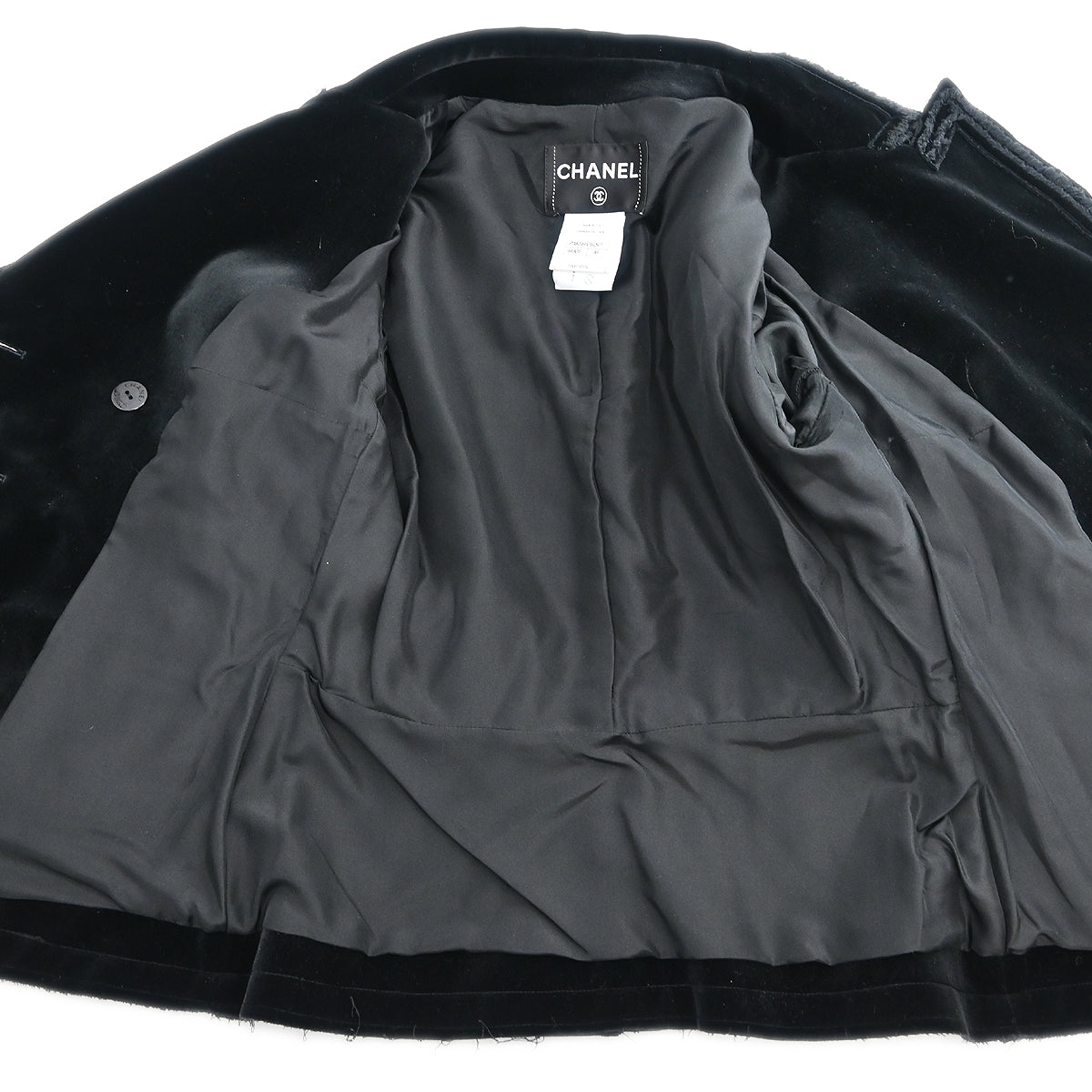 Chanel 2010 Double Breasted Jacket Black #36