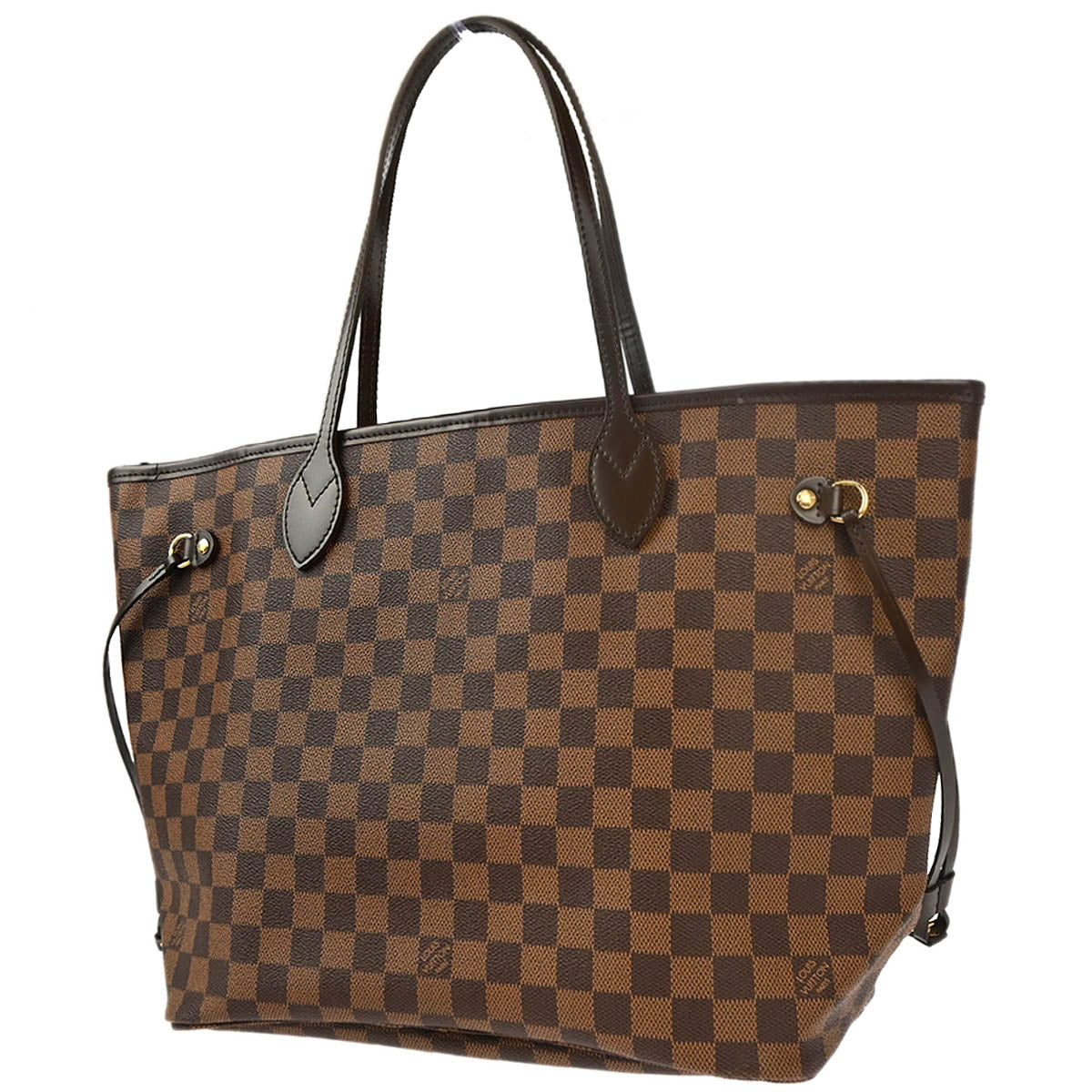 Louis Vuitton Damier Neverfull MM Shoulder Tote Bag N51105