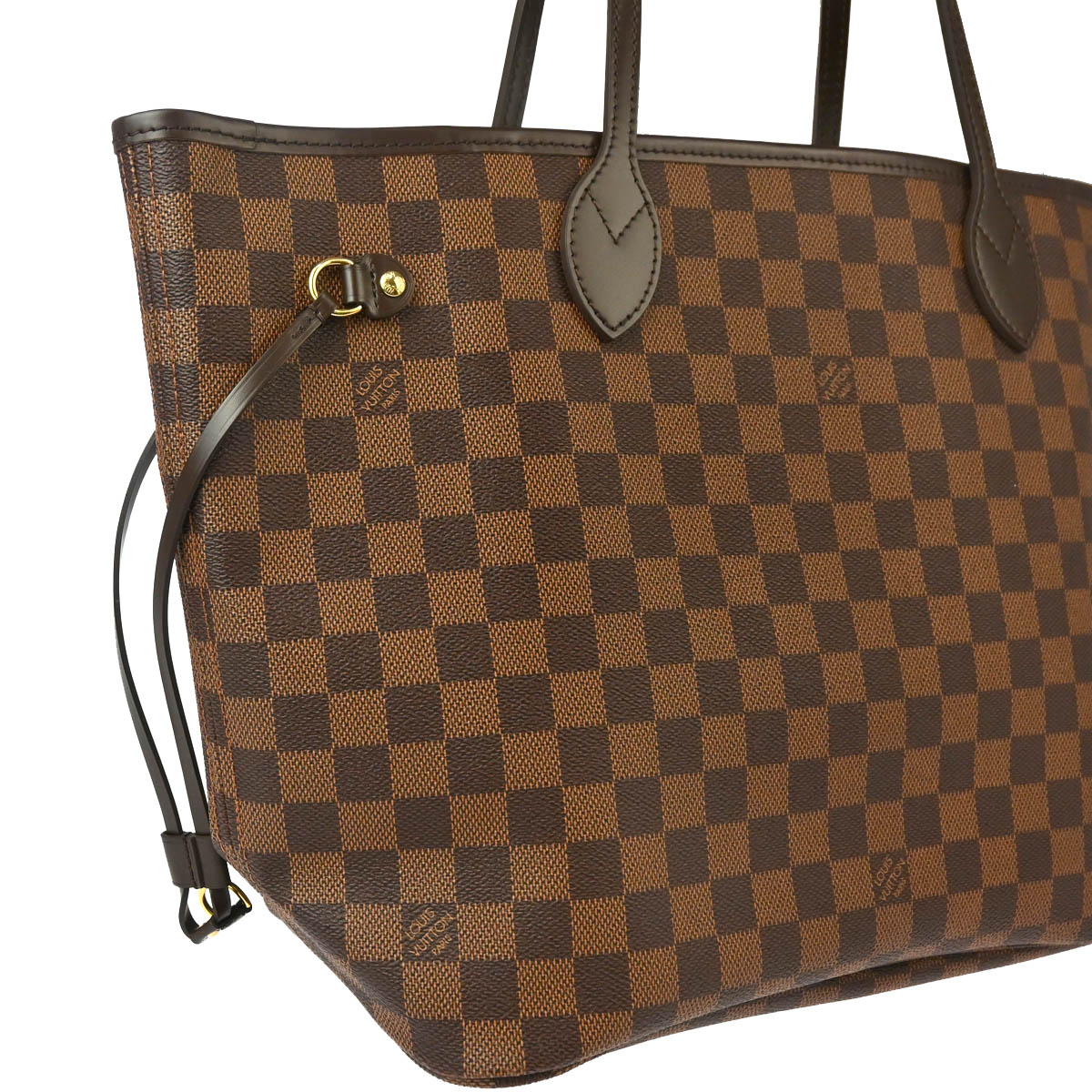 Louis Vuitton 2013 Damier Neverfull MM Shoulder Tote Bag N51105