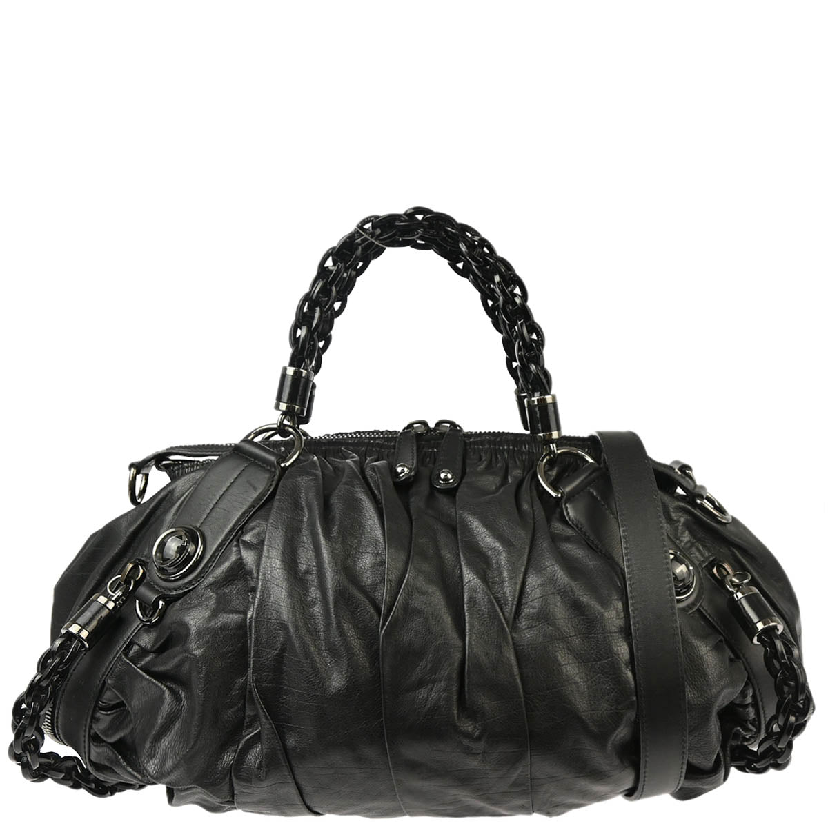 Gucci Black 2way Shoulder Handbag