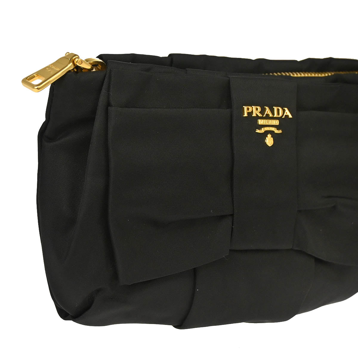 Prada Black Nylon Pouch