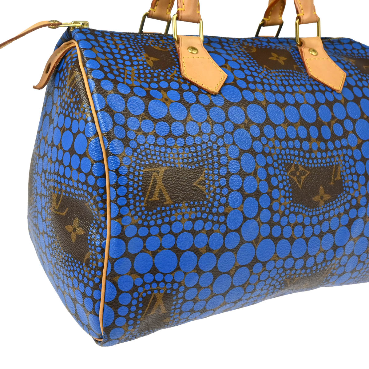 Louis Vuitton 2012 Yayoi Kusama Pumpkin Dot Speedy 30 Handbag M40691