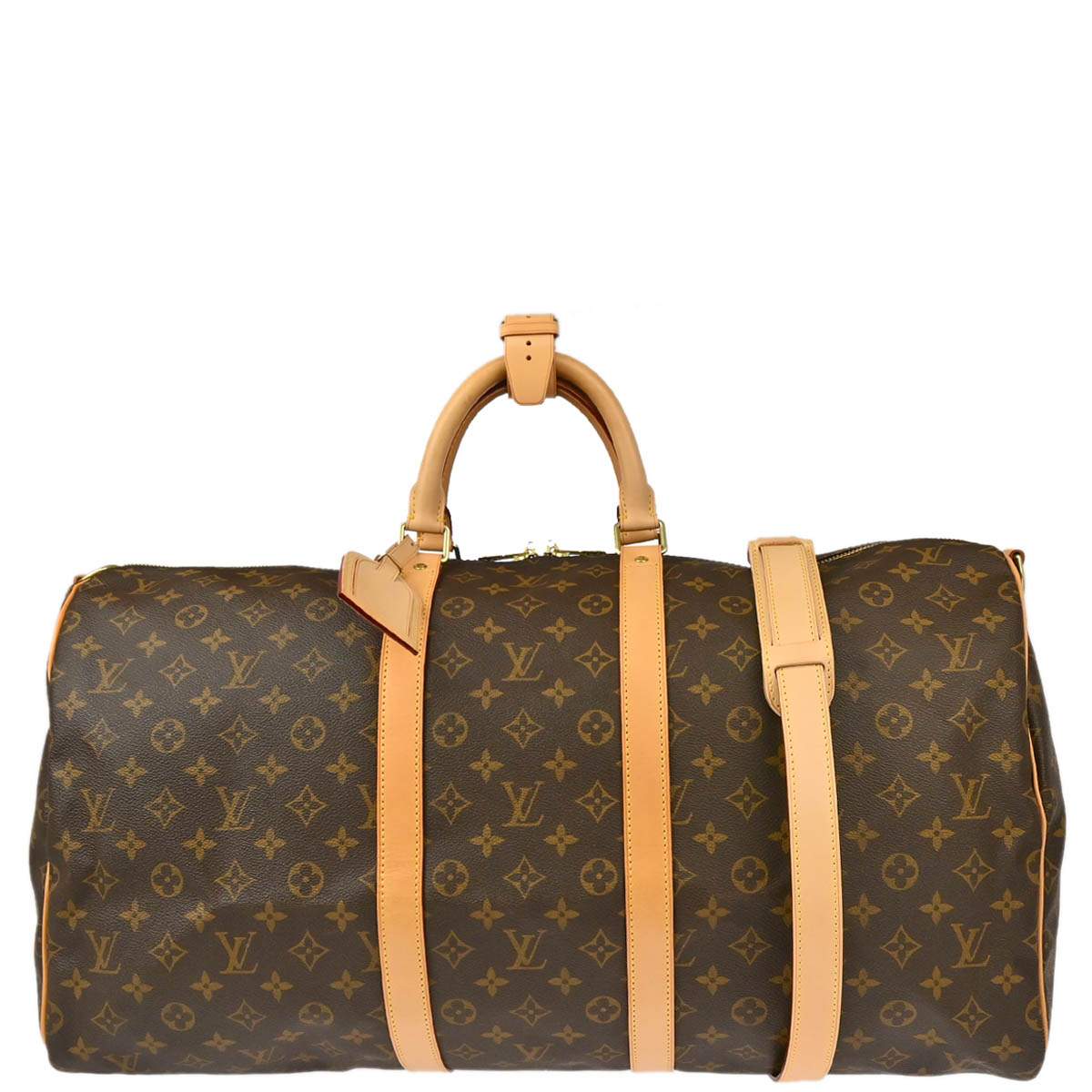 Louis Vuitton Monogram Keepall Bandouliere 55 2way Shoulder Duffle Bag M41414