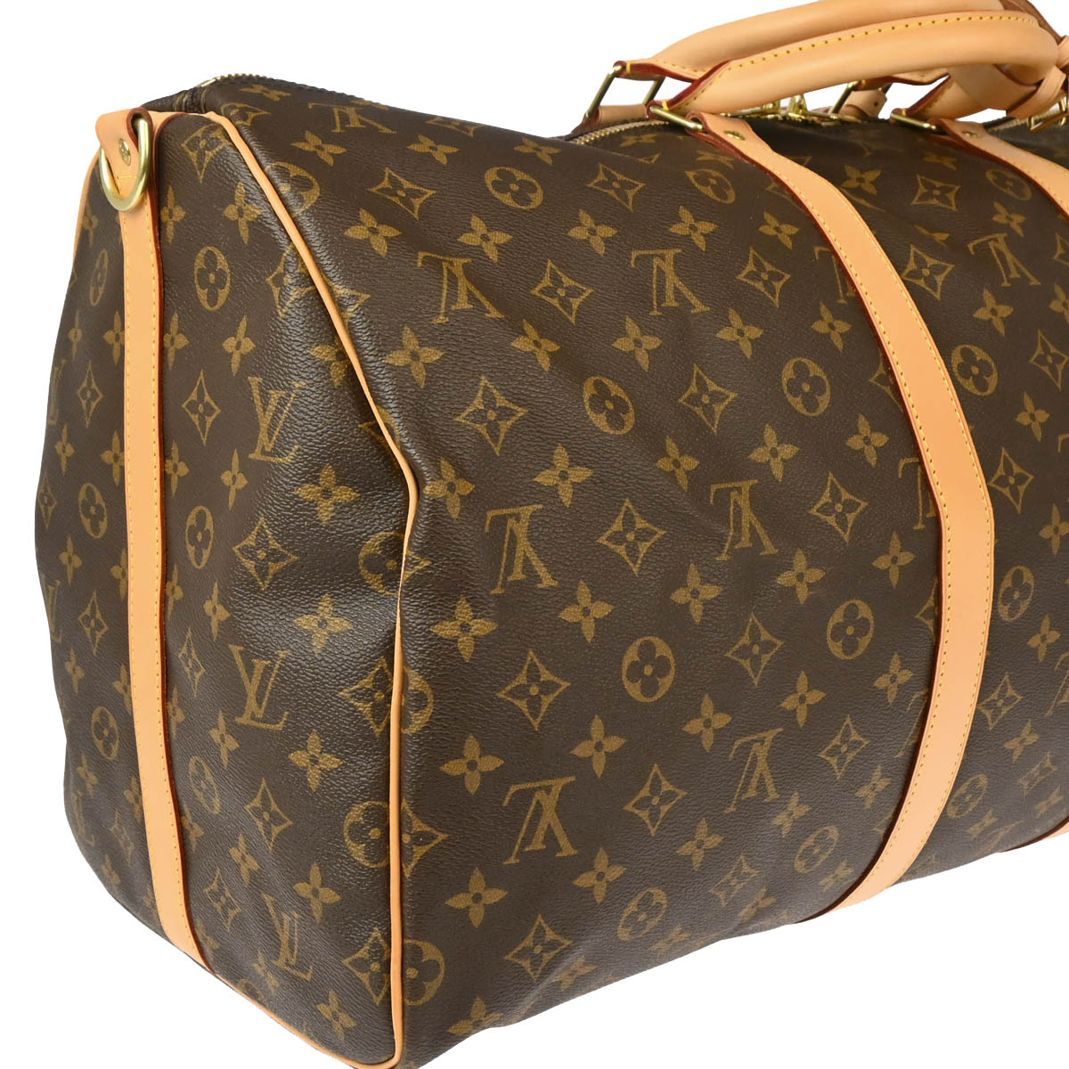 Louis Vuitton Monogram Keepall Bandouliere 55 2way Shoulder Duffle Bag M41414