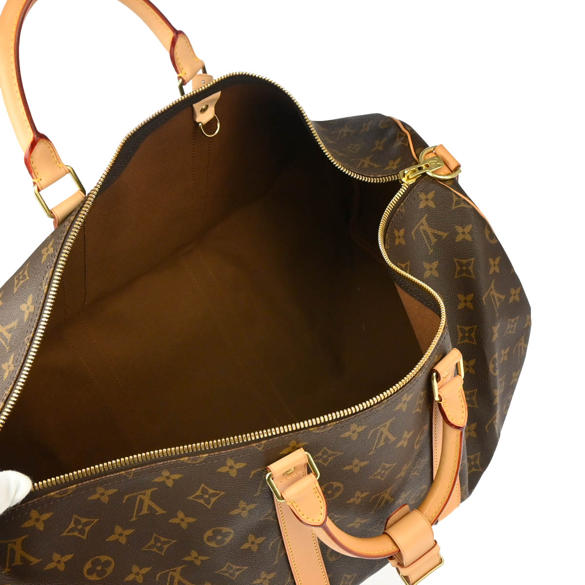 Louis Vuitton Monogram Keepall Bandouliere 55 2way Shoulder Duffle Bag M41414