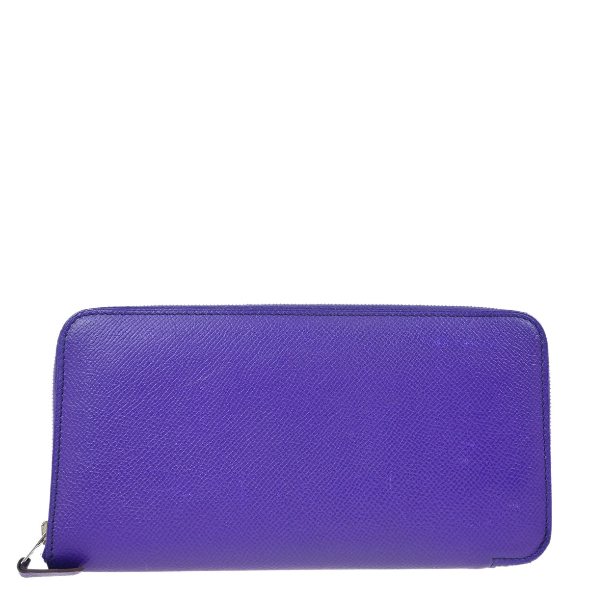 Hermes 2012 Etoupe Anemone Epsom Azap Zip-Around Long Wallet