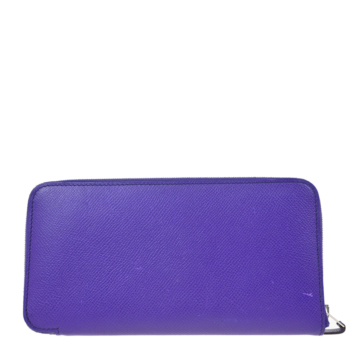 Hermes 2012 Etoupe Anemone Epsom Azap Zip-Around Long Wallet