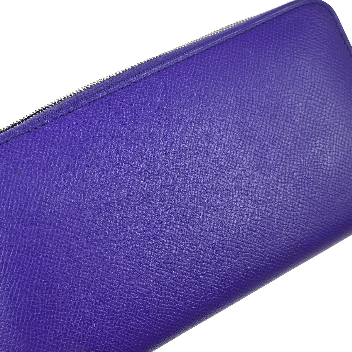 Hermes 2012 Etoupe Anemone Epsom Azap Zip-Around Long Wallet