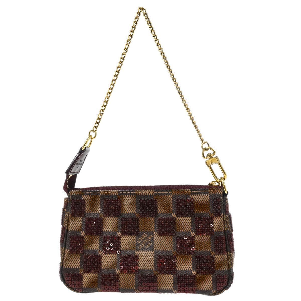 Louis Vuitton 2013 Damier Mini Pochette Accessoires Handbag N63176