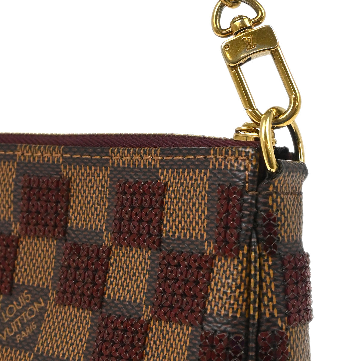 Louis Vuitton 2013 Damier Mini Pochette Accessoires Handbag N63176