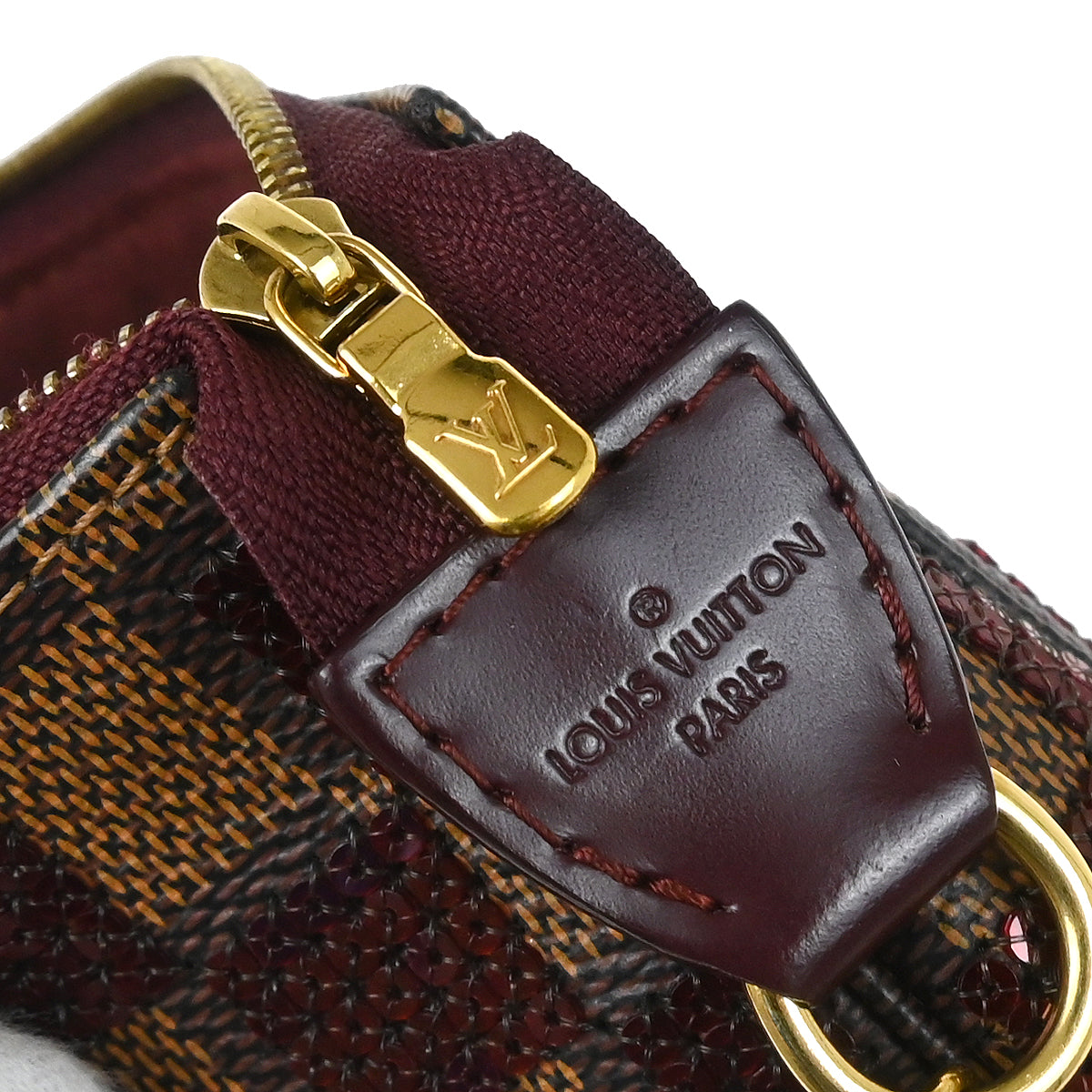 Louis Vuitton 2013 Damier Mini Pochette Accessoires Handbag N63176