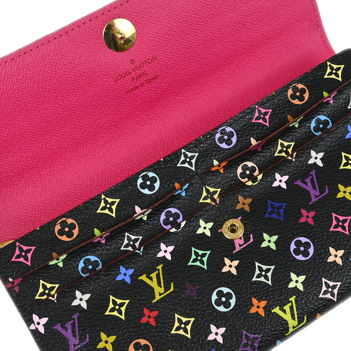 Louis Vuitton 2011 Multicolor Portefeuille Sarah Wallet M93747