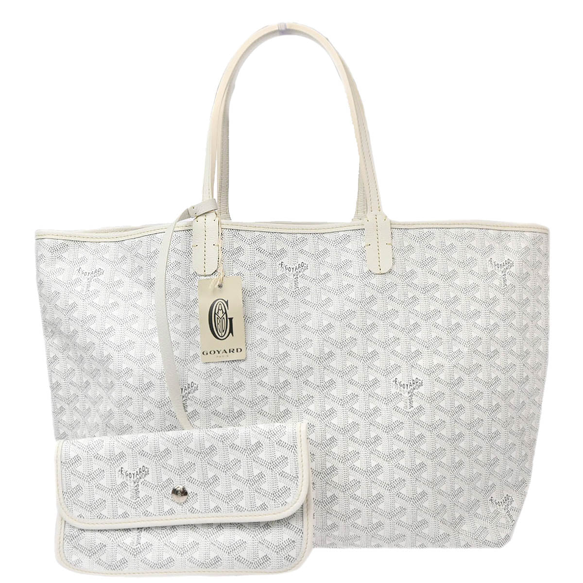 Goyard 2020 White St. Louis PM Tote Handbag