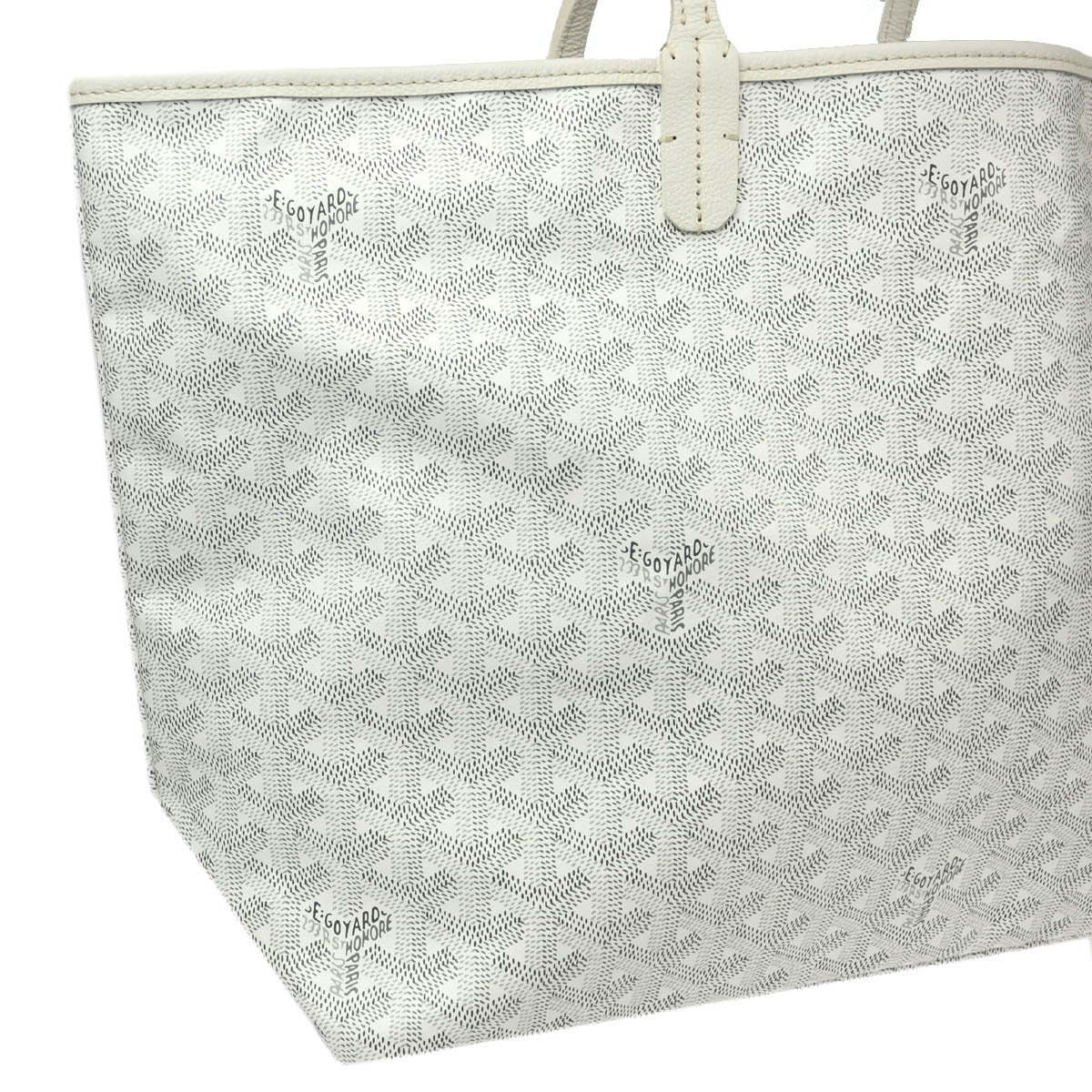 Goyard 2020 White St. Louis PM Tote Handbag