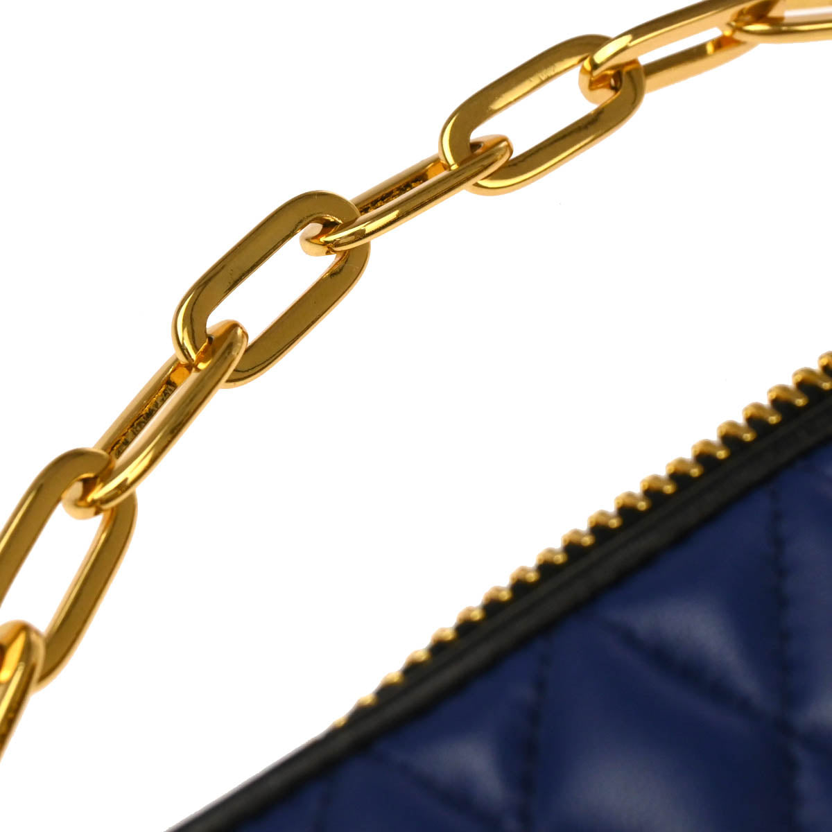 Miu Miu 2014 Blue Black Lambskin 2way Handbag