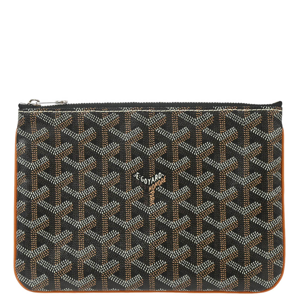 Goyard 2021 Brown Senat PM Clutch Bag