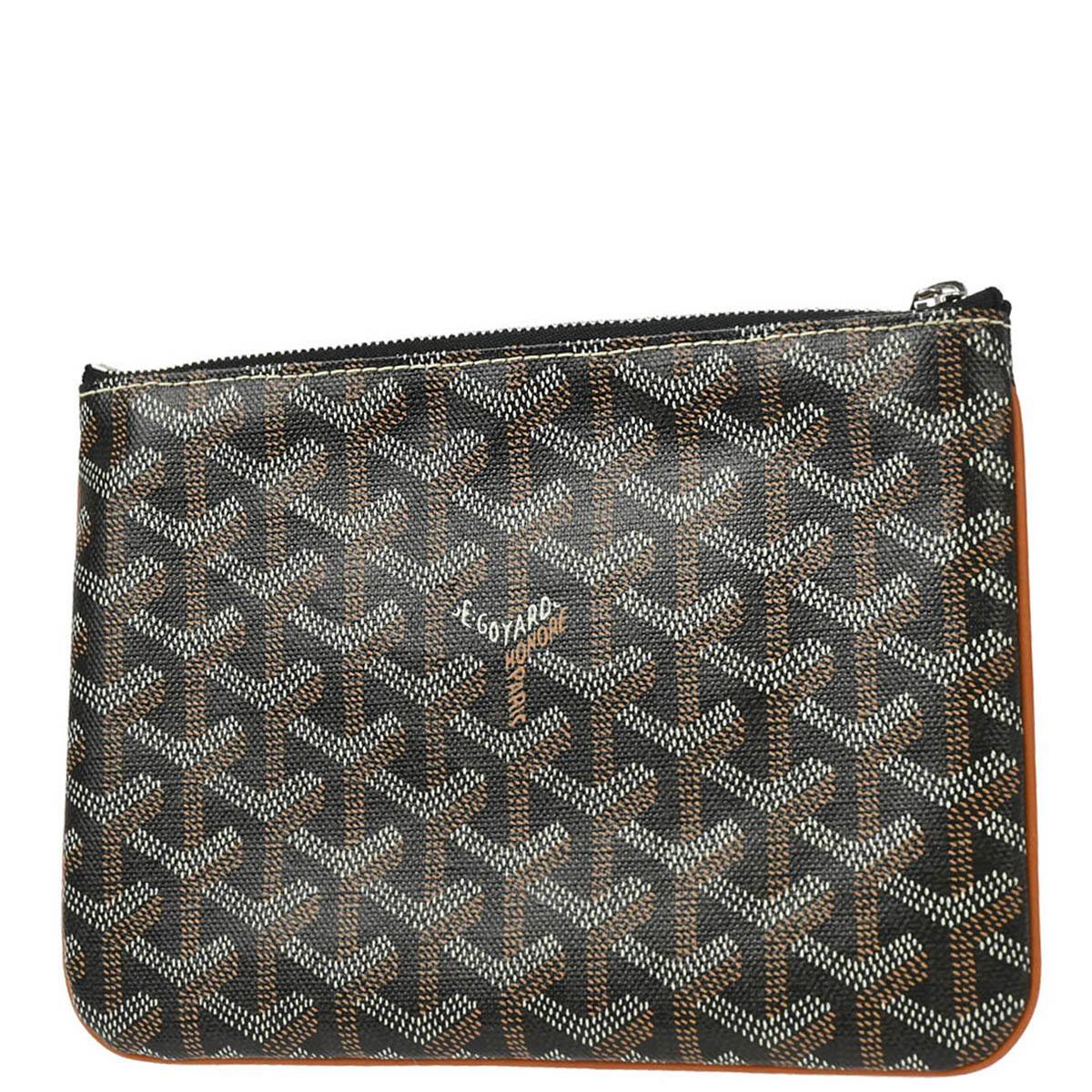 Goyard 2021 Brown Senat PM Clutch Bag