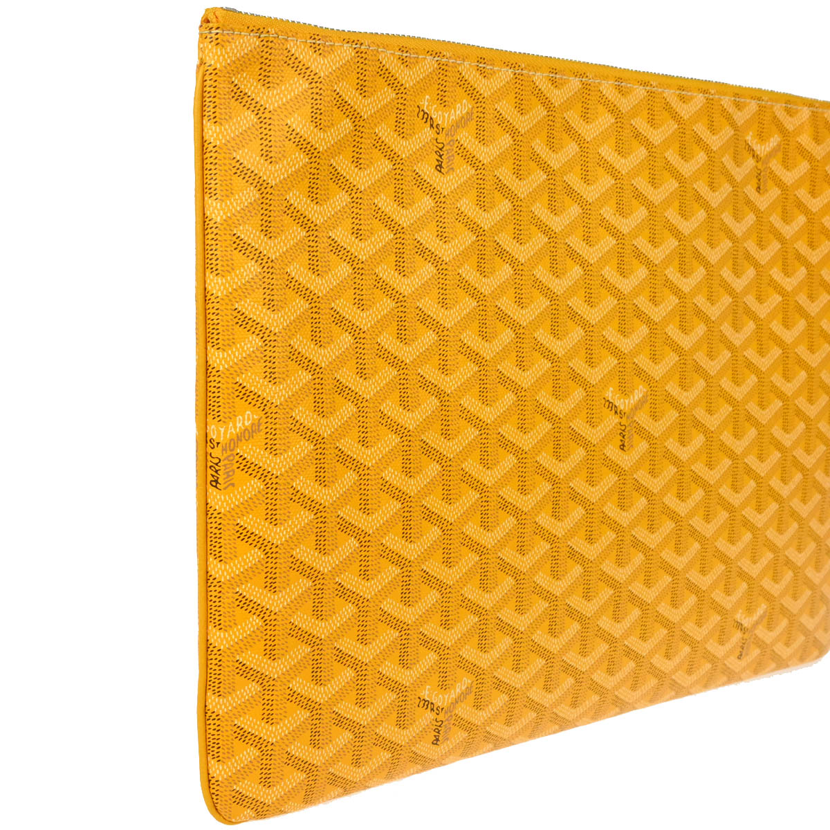 Goyard 2021 Yellow Senat MGM Clutch Bag