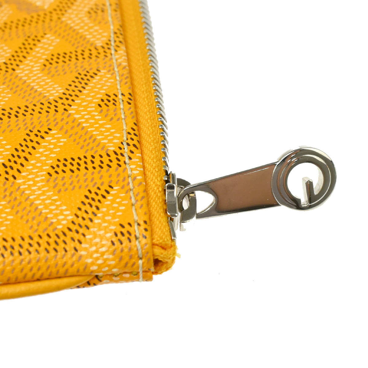 Goyard 2021 Yellow Senat MGM Clutch Bag