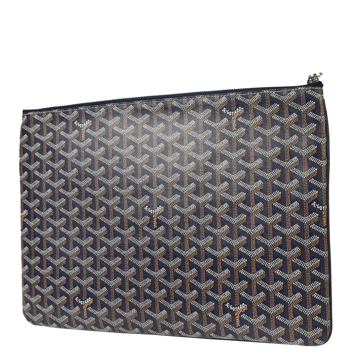 Goyard 2023 Navy Senat MGM Clutch