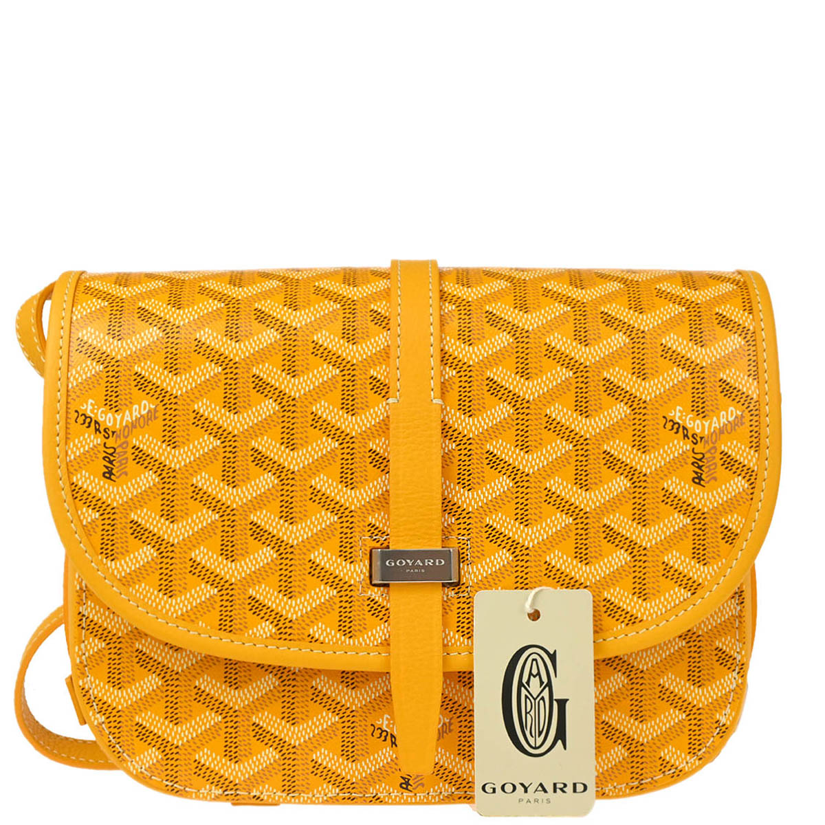 Goyard 2024 Yellow Belvedere PM Shoulder Bag