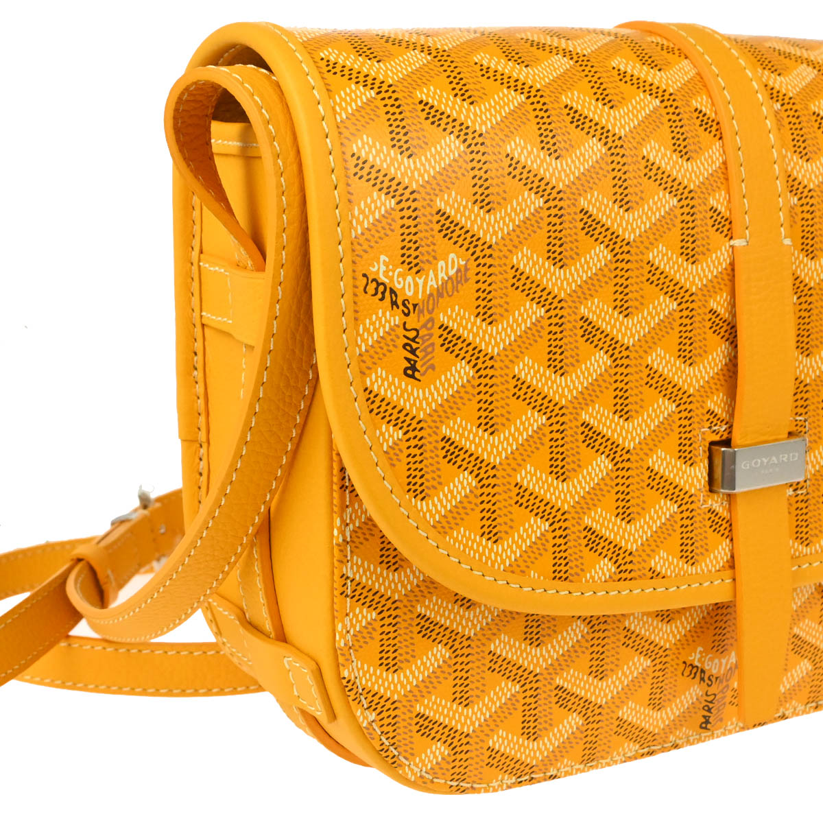 Goyard 2024 Yellow Belvedere PM Shoulder Bag