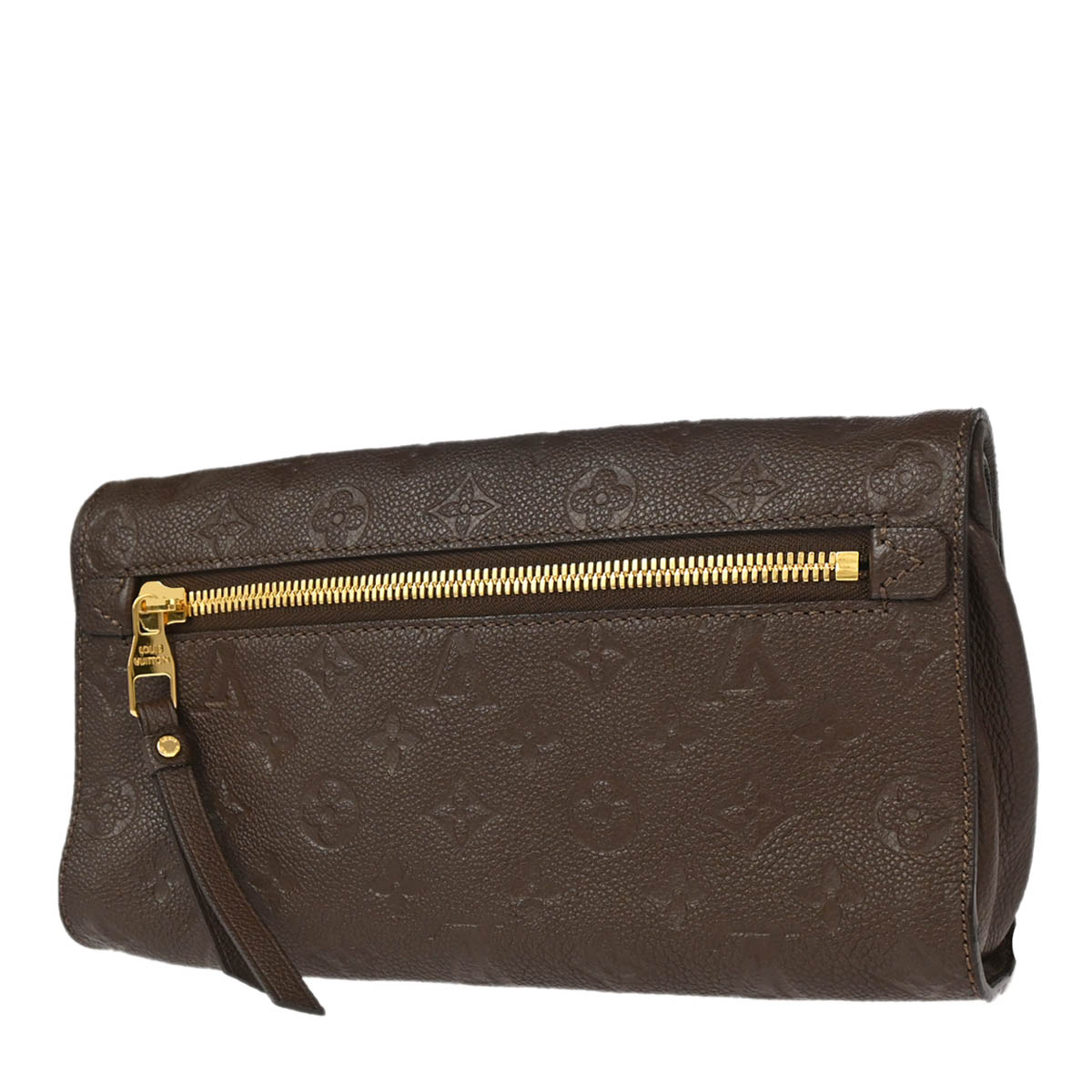 Louis Vuitton 2012 Brown Monogram Empreinte Petillante Clutch M94173