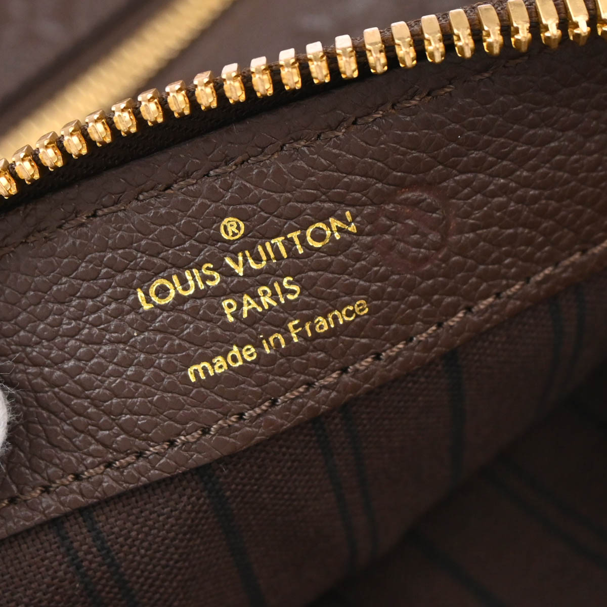 Louis Vuitton 2012 Brown Monogram Empreinte Petillante Clutch M94173