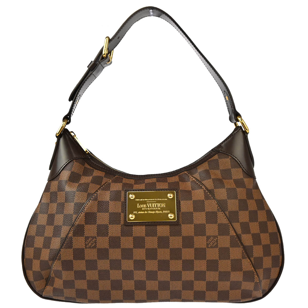 Louis Vuitton 2010 Damier Thames GM Hobo Shoulder Bag N48181