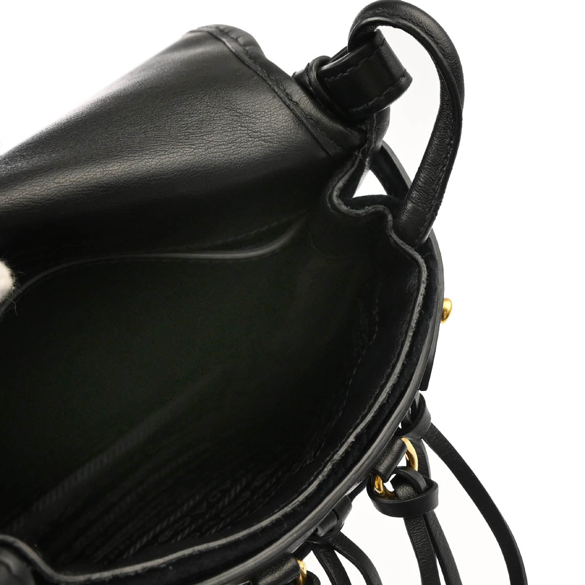 Prada Black Velvet Corsaire Shoulder Bag