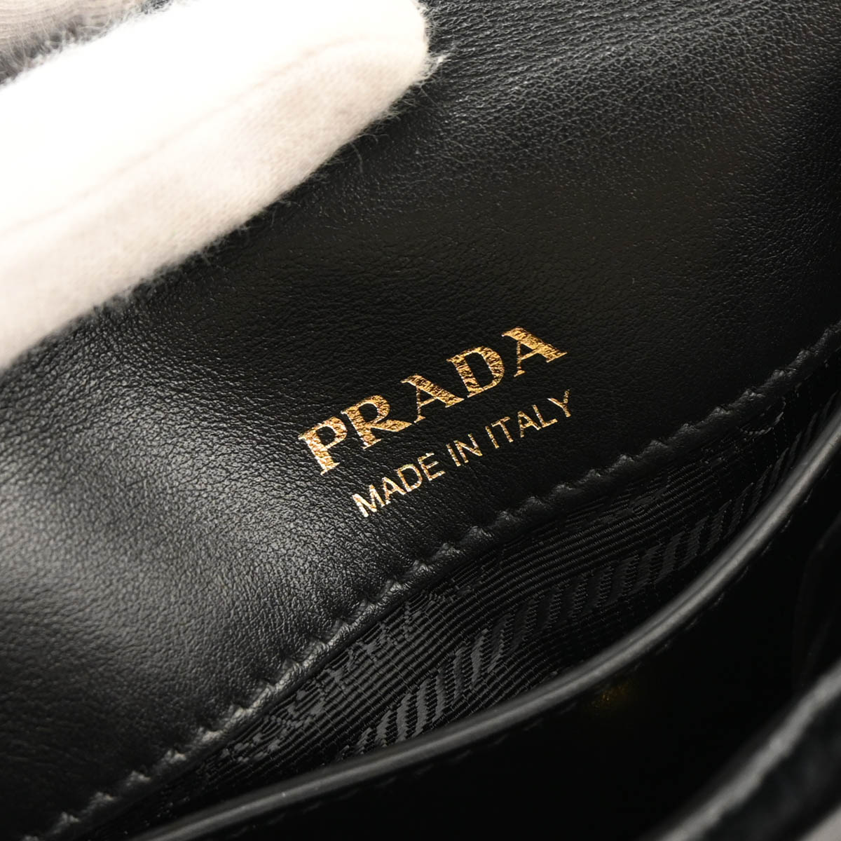 Prada Black Velvet Corsaire Shoulder Bag