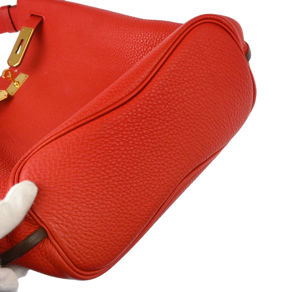 Hermes 2012 Rouge Casaque Togo So Kelly 22 Shoulder Bag