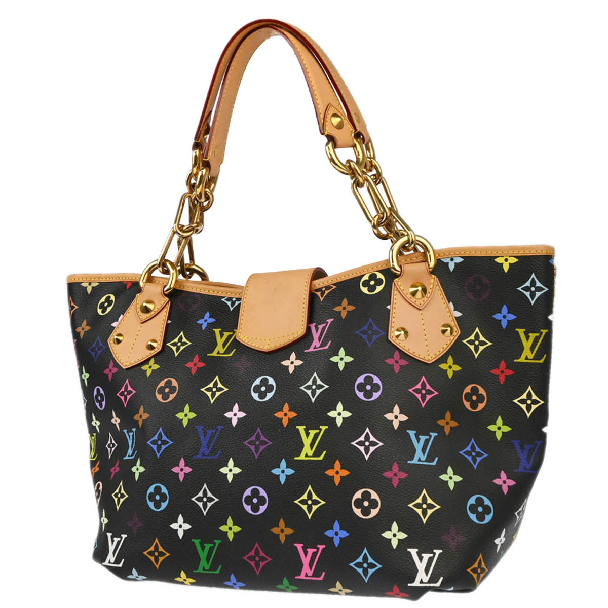 Louis Vuitton 2010 Annie GM Tote Handbag Monogram Multicolor M40304