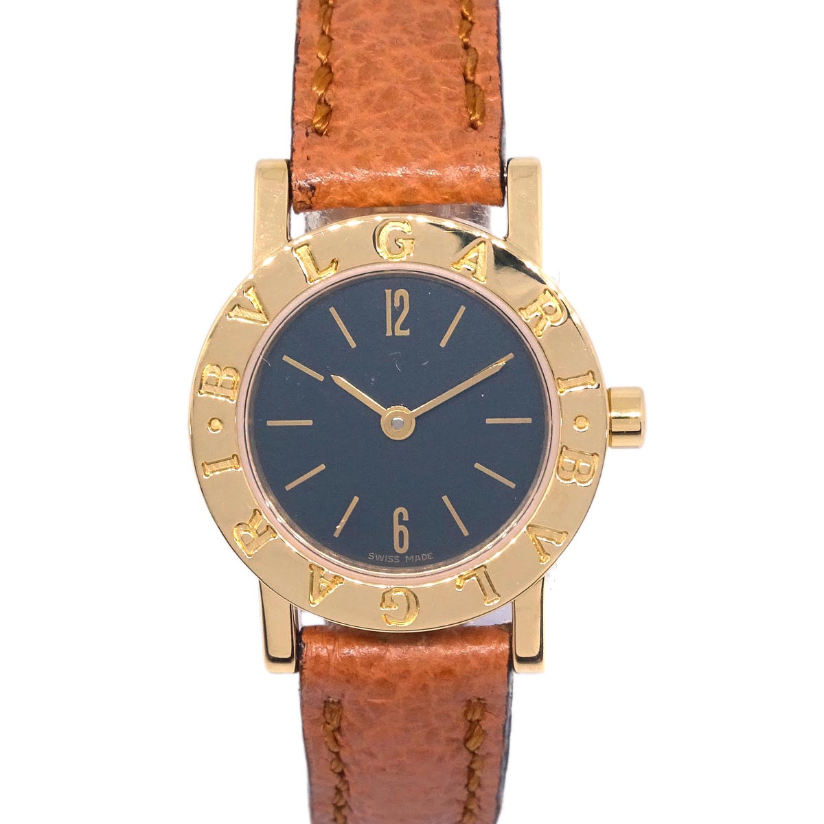 Bvlgari Ref.BB23GL Bvlgari Bvlgari Quartz Watch 18KYG Brown